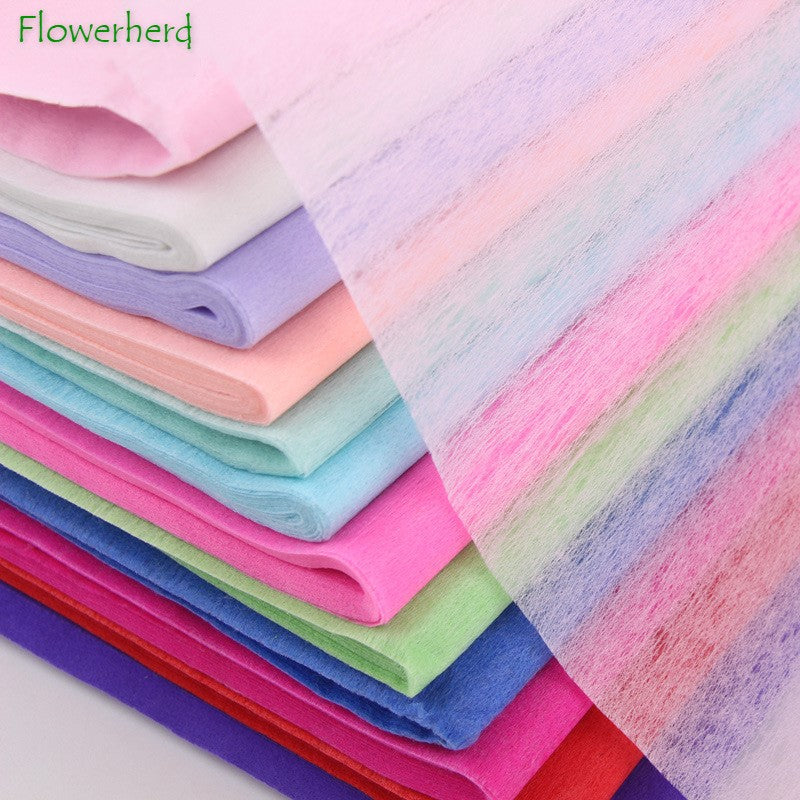 60cm*60cm 10yards Non-woven Paper Tissue Paper Solid Color Flower