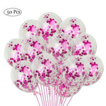 Confetti Glitter Balloon Pink