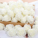 Foam Rose Head Light Blue  500pcs