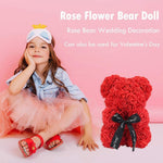 Rose Bear Red, 40cm Teddy Rose Bear