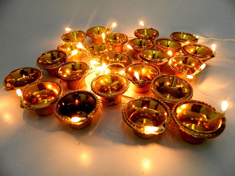 20 Diya String Lights LED