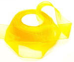 Organza Ribbon Yellow