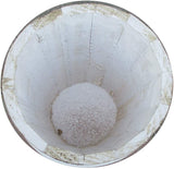 wooden Flower Pot Round
