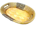 Oval willow with bamboo basket ByKmte