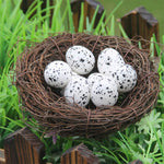 Bird Nest Artificial Vine Finch Nest Bird House 3pcs for Easter items