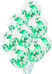 Confetti Glitter Balloon Green