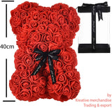 Rose Bear Red, 40cm Teddy Rose Bear