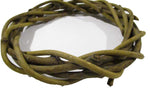 Natural Woven Rattan Hoop 5pcs