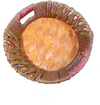 Round willow with bamboo basket ByKmte