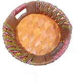 Round willow with bamboo basket ByKmte