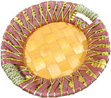 Round willow with bamboo basket ByKmte