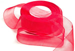 Organza Ribbon Red