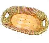 Oval willow with bamboo basket ByKmte