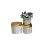 High End Round Huge Bucket White