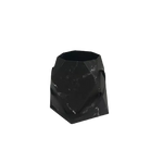 Gift Box Polygon marble Black