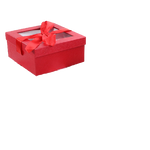 Square Shape Gift Box Red