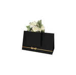 Folding Calendar Flower Gift Box Black