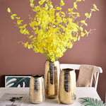 Ceramic Gold Flower vase