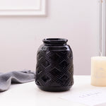 Ceramic Flower pot Black Doted small