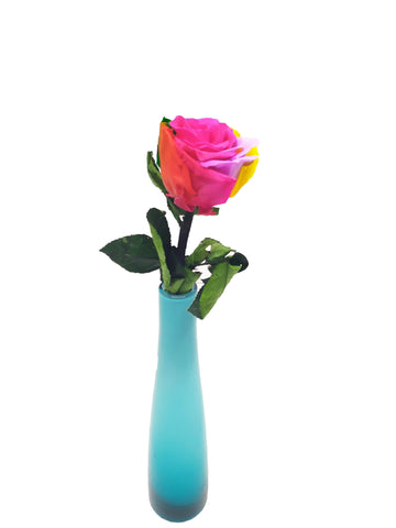 Single Flower vase Blue