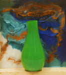 Single Flower vase  Green