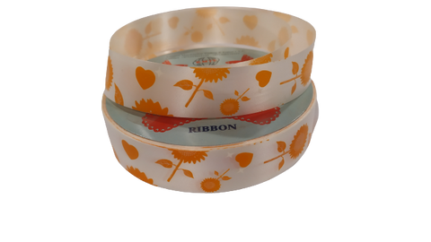 Plastic-design-ribbon-Orange-Cream