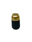 Ceramic Black Gold Flower vase
