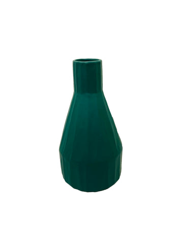 Ceramic Dark Green Flower Vase