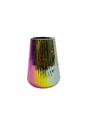 Ceramic Rainbow  flower vase