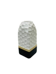 Ceramic Flower pot White & Black Doted