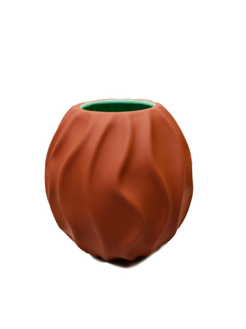 Ceramic fish bowl Orange
