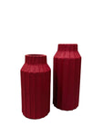 Ceramic Flower Vase Red set