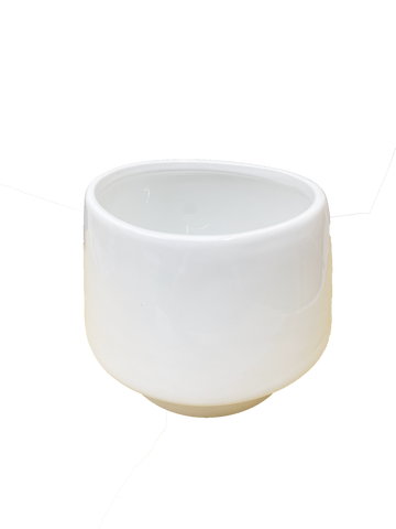 Nordic ceramic flower vase white bowl