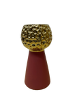 Nordic ceramic flower vase Red gold berry