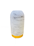 Cylinder flower pot vase marble white gold Nordic style