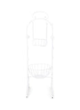 Steel Flower Pot Stand White 52x102x36 centimeter