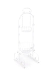 Steel Flower Pot Stand White 52x102x36 centimeter