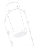 Steel Flower Pot Stand White 52x102x36 centimeter