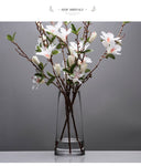 Cylinder glass vase Rainbow transparent