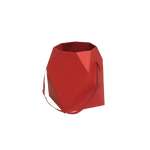 Gift Box Polygon Red