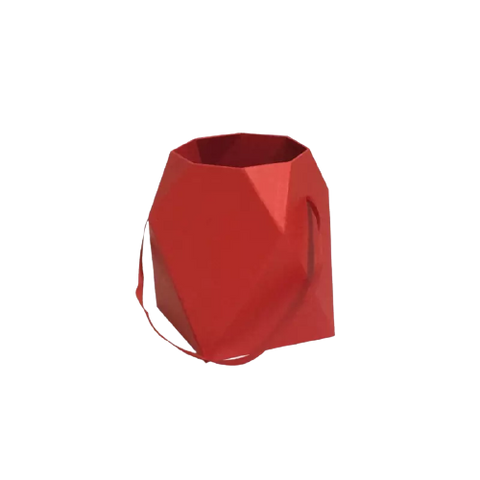 Gift Box Polygon Red