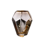 Polygon Golden Mercury Glass vase (small)