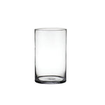 Cylinder Glass vase 15 dia x 25 height